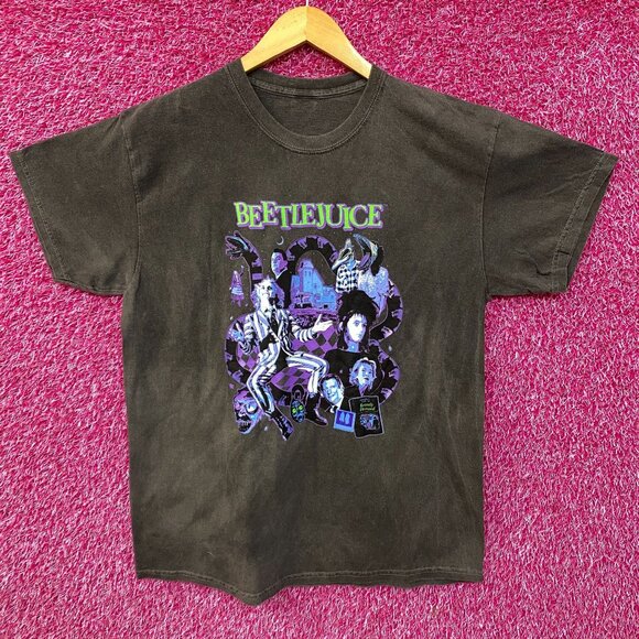 Beetlejuice Collage Illustration Graphic Design T-Shirt XL - Picture 1 of 4